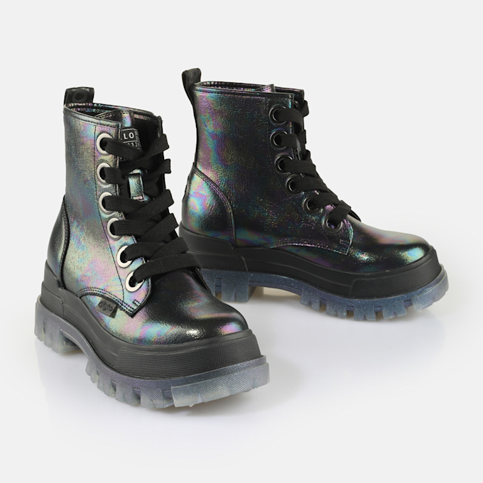 Buffalo Aspha Laceup HI noir 65046 3
