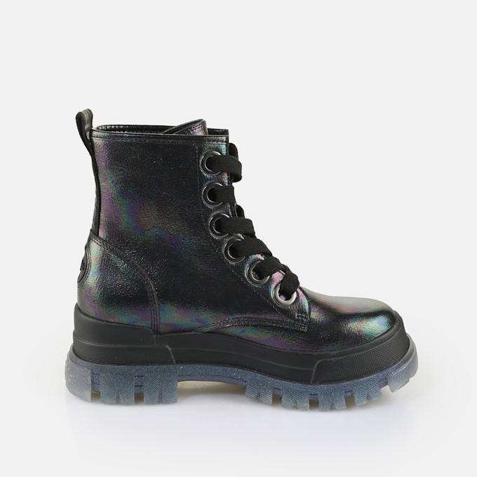 Buffalo Aspha Laceup HI noir 65046 4