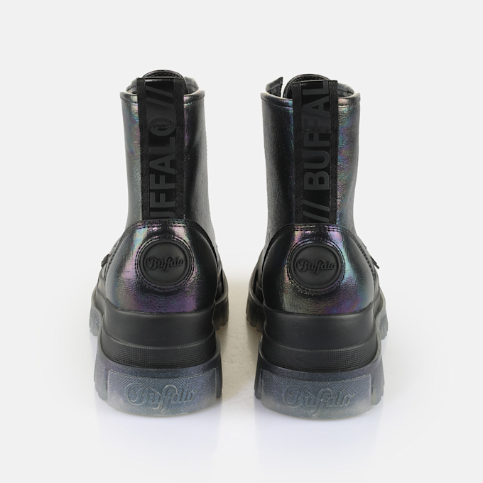 Buffalo Aspha Lace Up Hi black 65046 5
