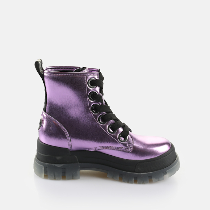 Buffalo Aspha Lace Up Hi purple 65045 4