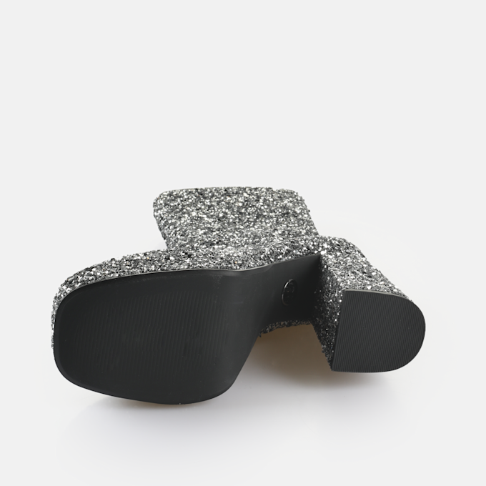 Buffalo May Ankle Boot Glam plata 65078 6