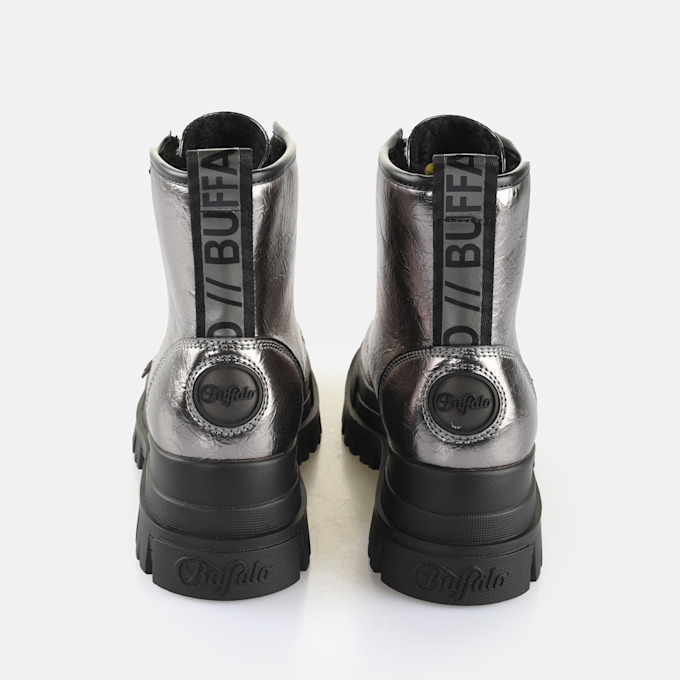Buffalo Aspha Lace Up HI Warm silber 65081 5