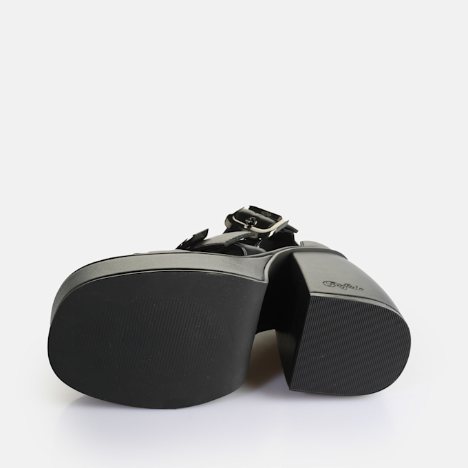 Buffalo Heart Sandal black 65114 6