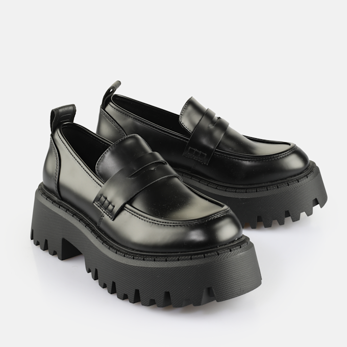 Buffalo Aspen Loafer schwarz 65134 3