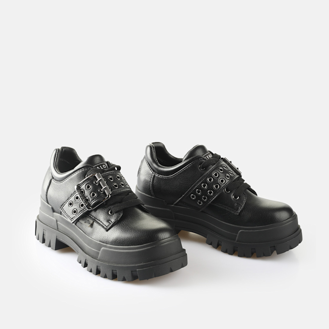 Buffalo ASPHA CLS BIKER - VEGAN NAPPA - BLACK black 65133 3