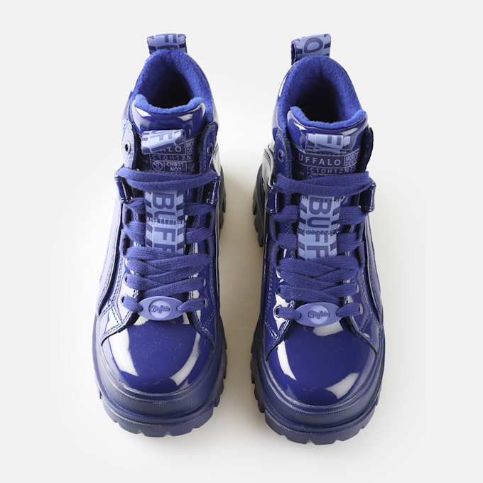Buffalo ASPHA NC MID - VEGAN NUBUCK - KHAKI purple 65139 2