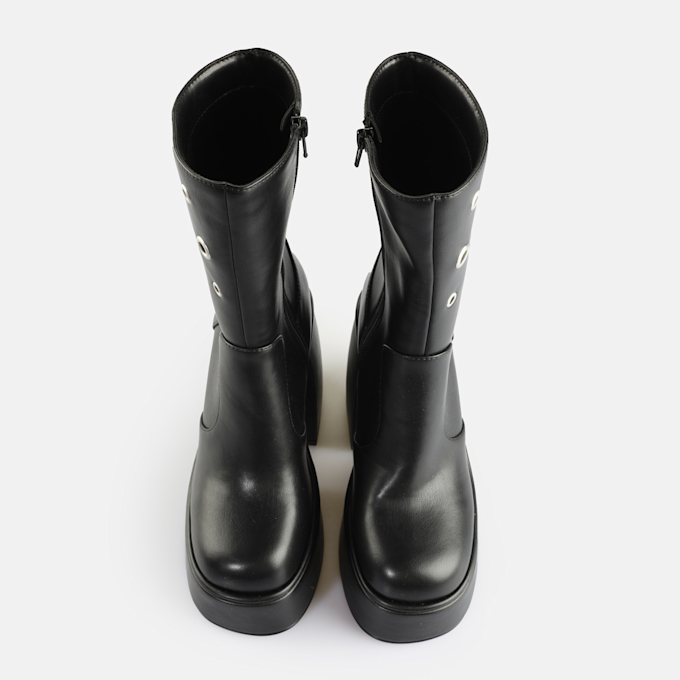 Buffalo Heart Boot Riv schwarz 65153 2