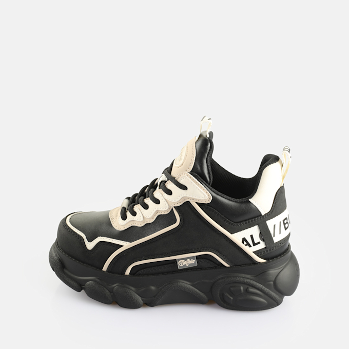 Buffalo CLD CHAI  - VEGAN NUBUCK/NAPPA - KHAKI/BLACK black 65170 1