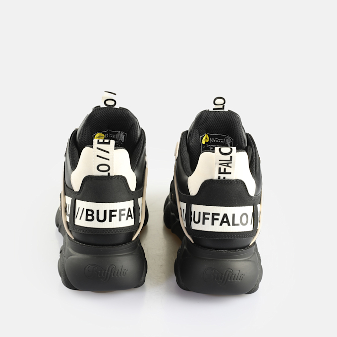 Buffalo CLD CHAI  - VEGAN NUBUCK/NAPPA - KHAKI/BLACK noir 65170 5