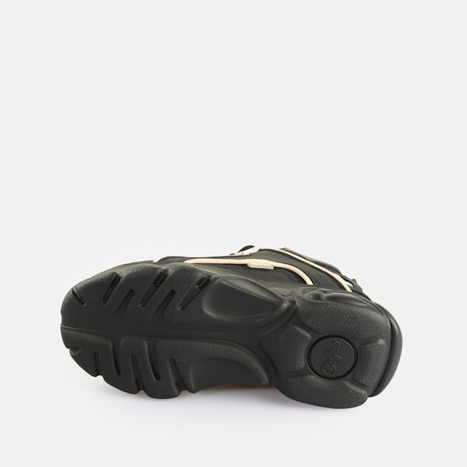 Buffalo CLD CHAI  - VEGAN NUBUCK/NAPPA - KHAKI/BLACK noir 65170 6