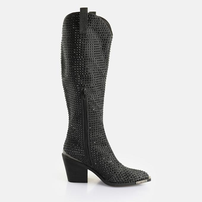 Buffalo West Boot HI Glam black 65187 7