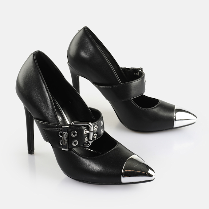 Buffalo Juliet Pump Belt schwarz 65199 3