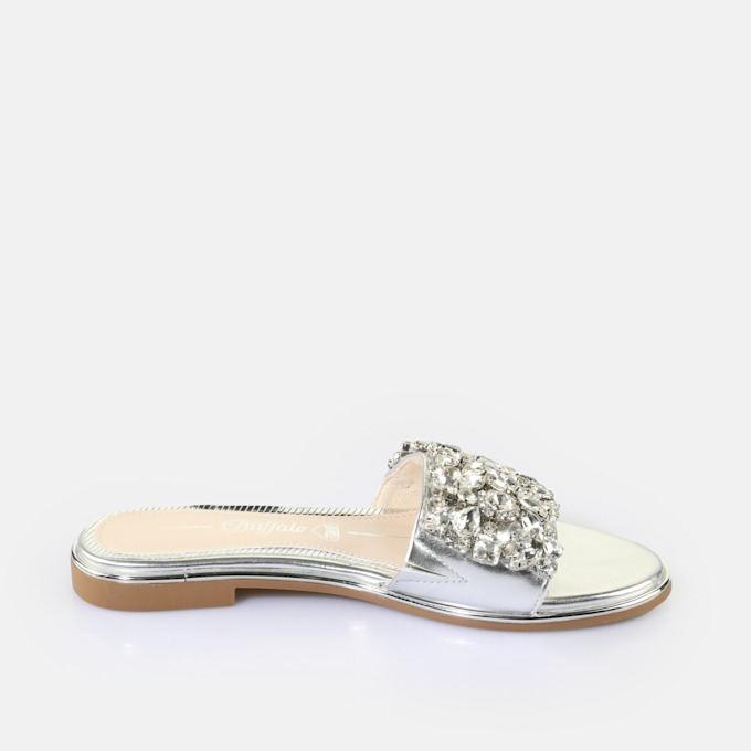 Buffalo Kira Slide argent 65208 4