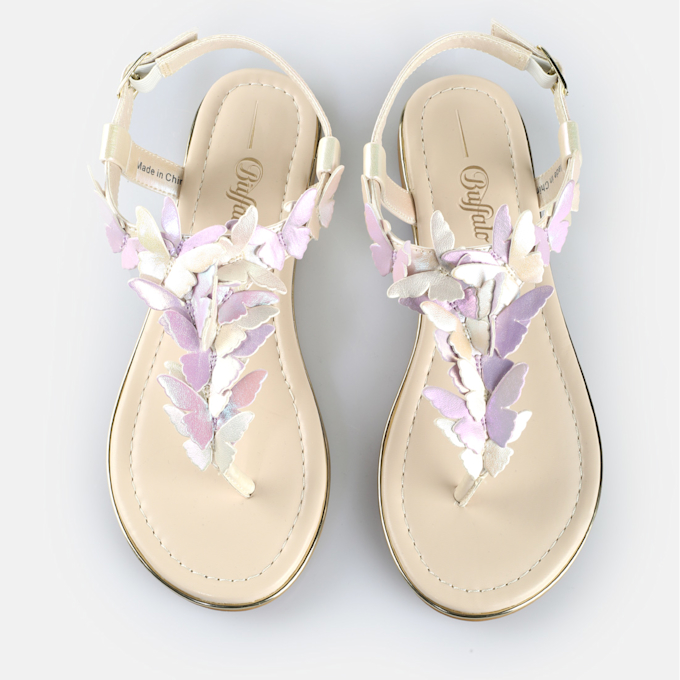 Buffalo Capri Butterfly white 65218 2