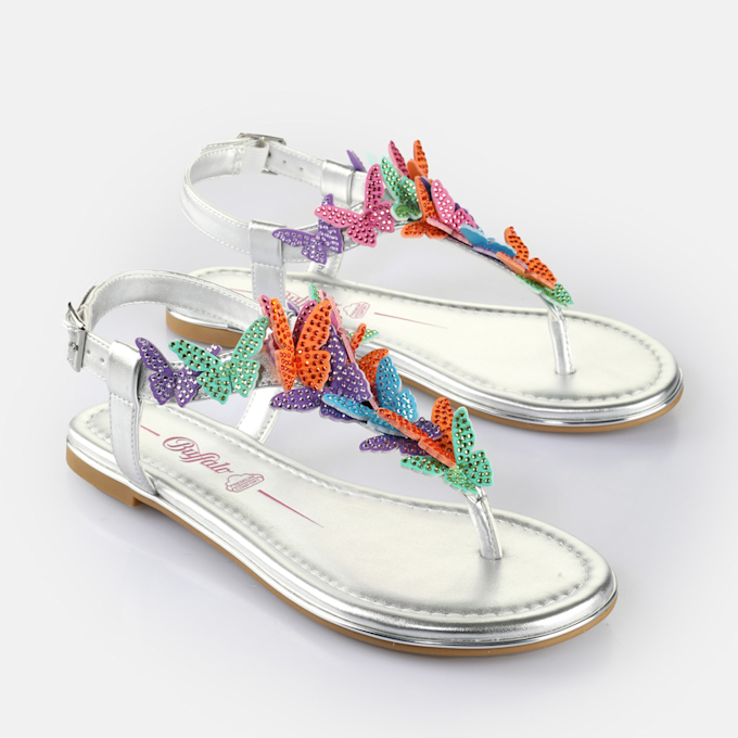 Buffalo Capri Butterfly Glam silver 65220 3