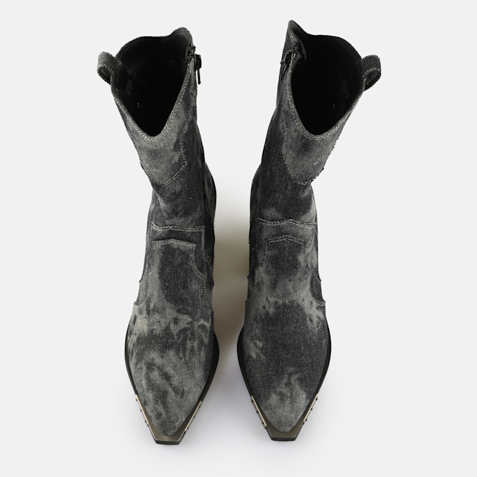 Buffalo West Boot MID grey 65224 2