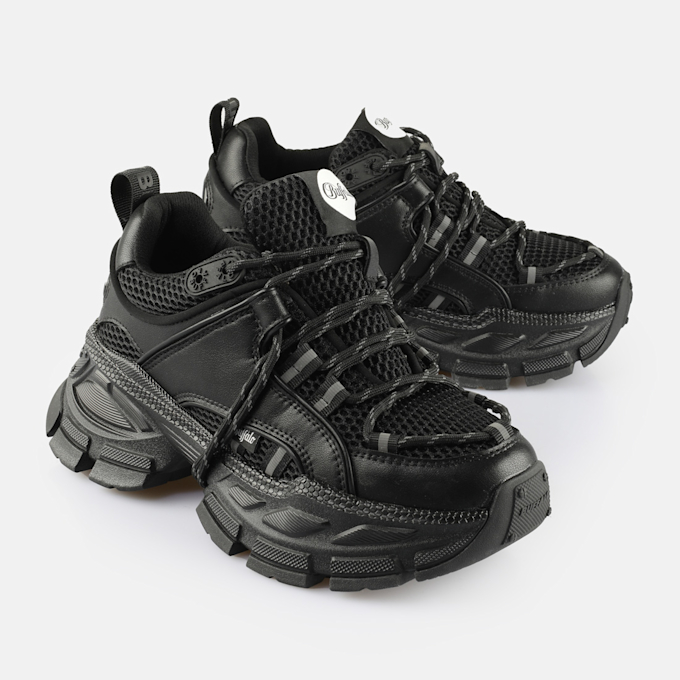 Buffalo Saturn Lace schwarz 65282 3