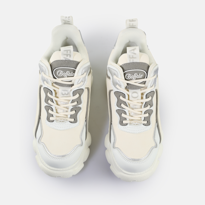 Buffalo CLD Chai sneaker basse vegane, bianco sporco/vaniglia/lilla beige 65450 2