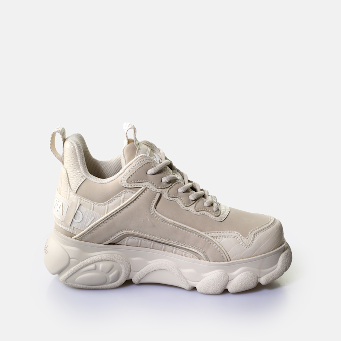 Buffalo CLD CHAI  - VEGAN NUBUCK/NAPPA - KHAKI/BLACK beige 65449 4