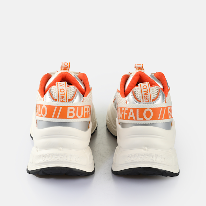 Buffalo YUNO - VEGAN NAPPA/MESH - CREAM/SILVER/PEWTER silber 65458 5