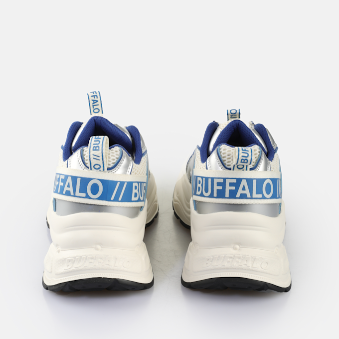 Buffalo YUNO - VEGAN NAPPA/MESH - CREAM/SILVER/PEWTER silber 65457 5