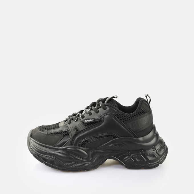 Buffalo YUNO - VEGAN NAPPA/MESH - CREAM/SILVER/PEWTER black 65459 1