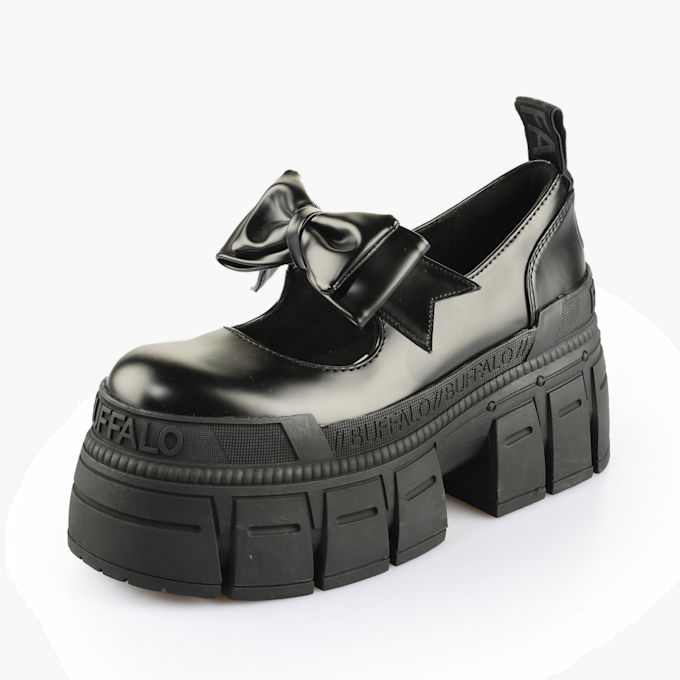 Buffalo GOSPHER BALLERINA BOW - VEGAN NAPPA - BLACK schwarz 65492 2