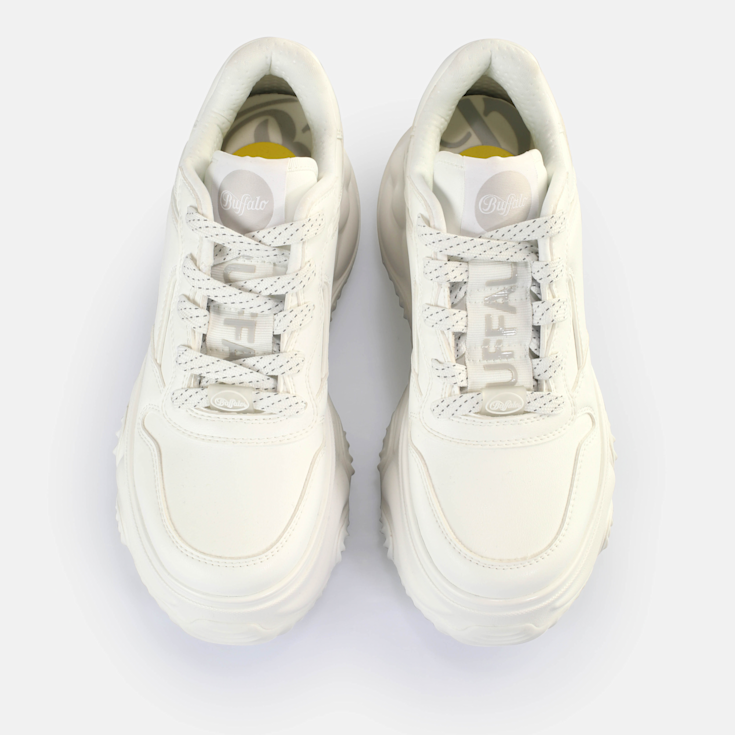 BUFFALO Blader One 厚底スニーカー Buy Buffalo Blader One in white in the BUFFALO® Shop