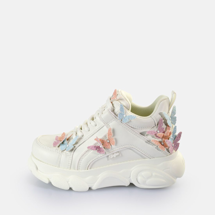 Buy Buffalo CLD Corin Butterflies in white in the BUFFALO® Shop