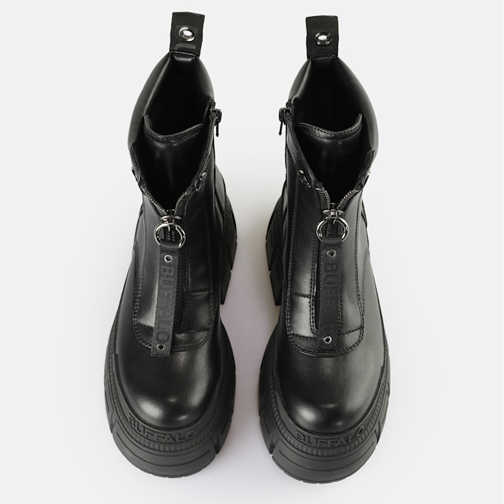 Buy Buffalo Gospher Zip Boot in black in the BUFFALO® Shop