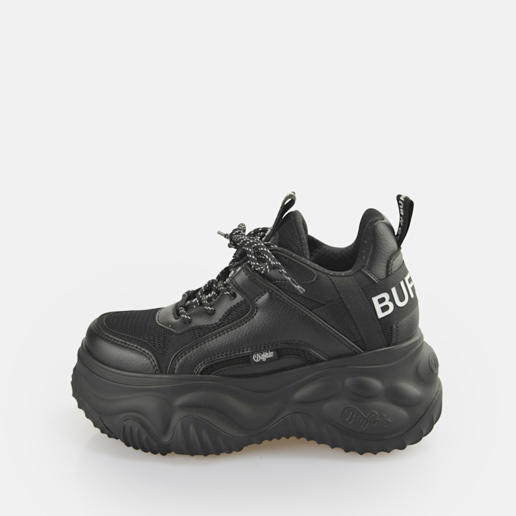 Chunky Platform Trainers Buffalo Black Plateau Sneakers Blader One BS