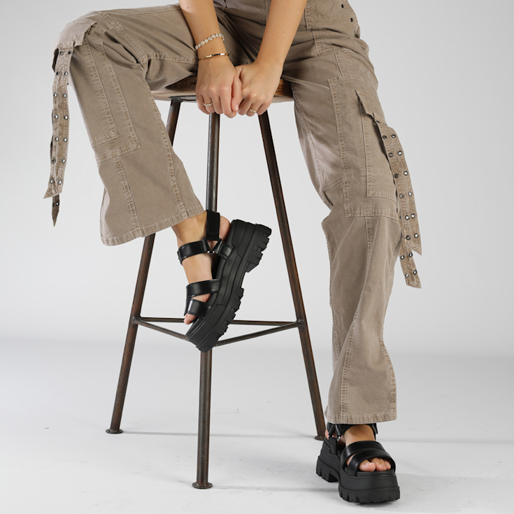 Buffalo London Aspha Ts Sandal サンダル 関税送料無料 Buy Buffalo Aspha Ts Sandal in black in the BUFFALO® Shop