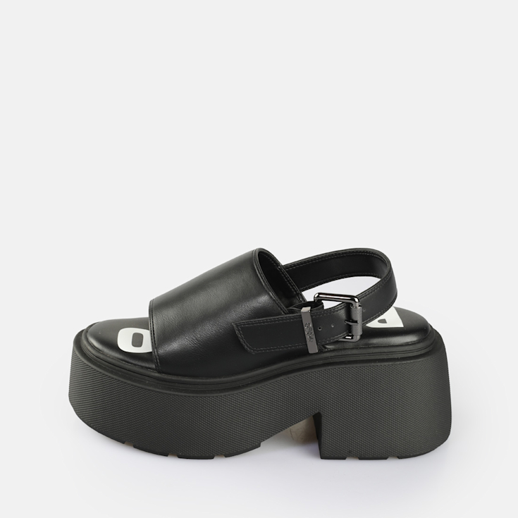 Buy Buffalo VICIOUS MULE SANDAL - VEGAN NAPPA - BLACK in