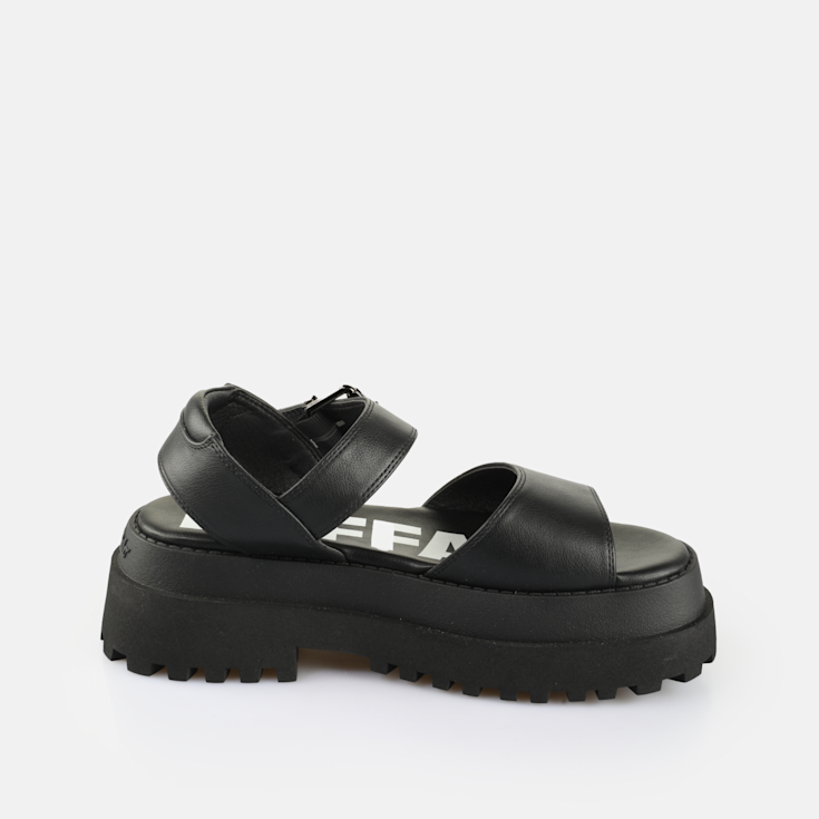 【関税送料込】Buffalo Jojo Platform Sandals vegan サンダル Buffalo London Jojo Women's Sandals Black BUF1652022-BLACK