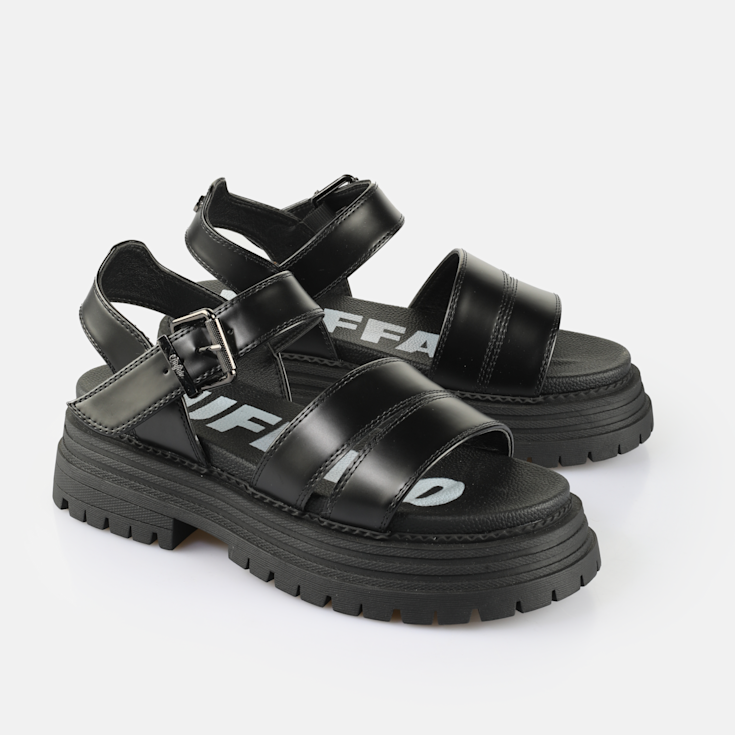 Buy Buffalo Lennox TS Sandal in black in the BUFFALO® Shop