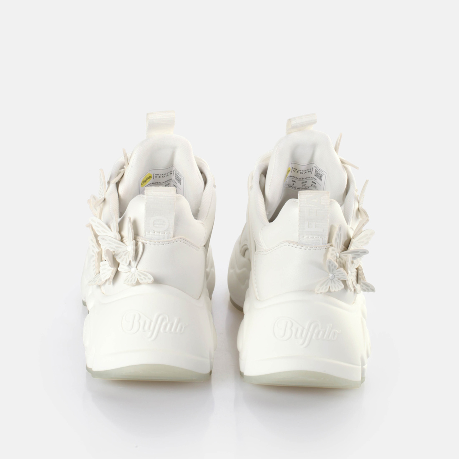 Bianca White Butterfly Bliss サイズS Buy Buffalo Binary Butterfly in white in the BUFFALO® Shop