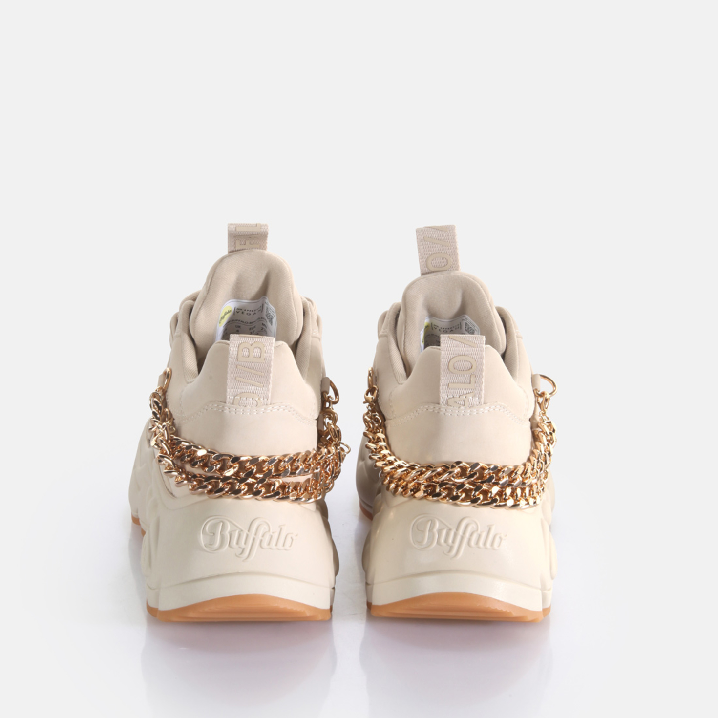 Buffalo London◆Buffalo Binary 0 - ビーガン ナッパ/ヌバック Buffalo - Binary Charm Vegan Nappa Black - Girl Shoes