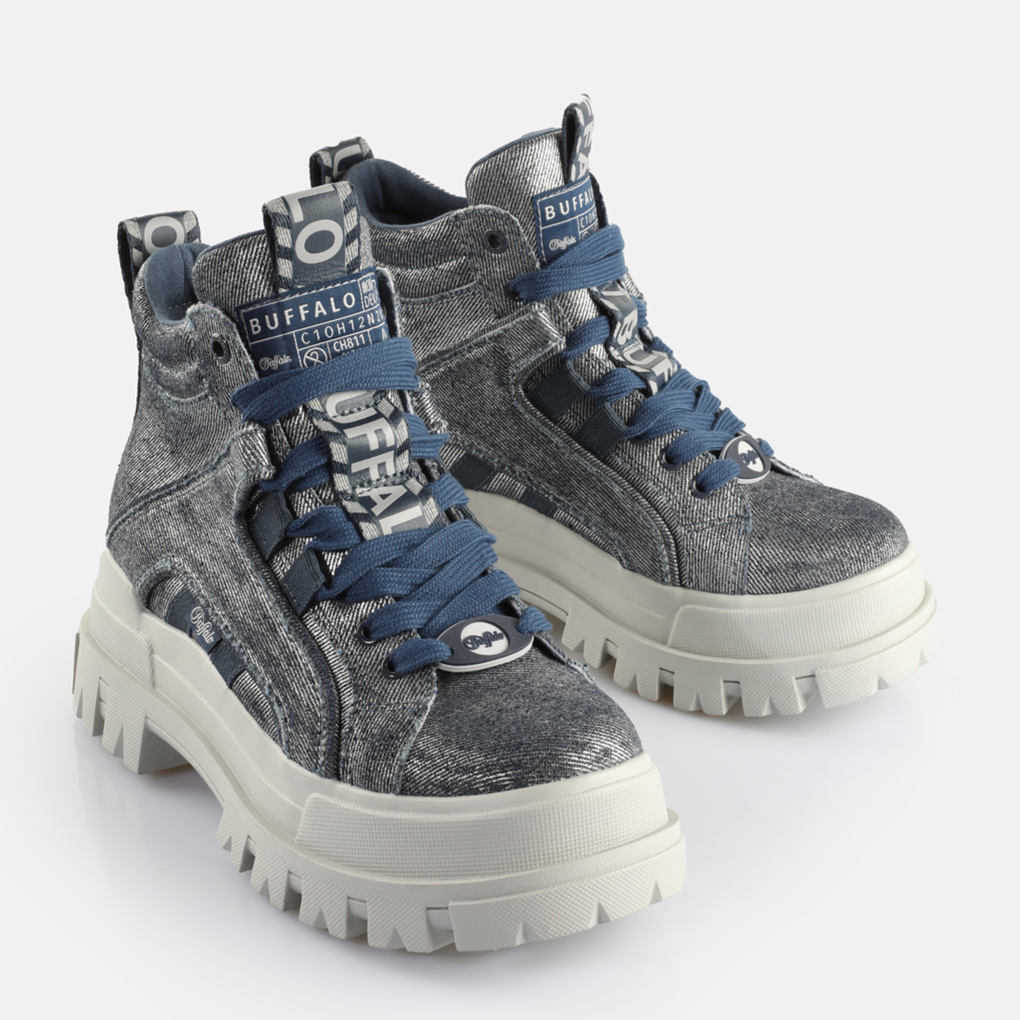 Buy Buffalo ASPHA NC MID - VEGAN NUBUCK - KHAKI in blau in