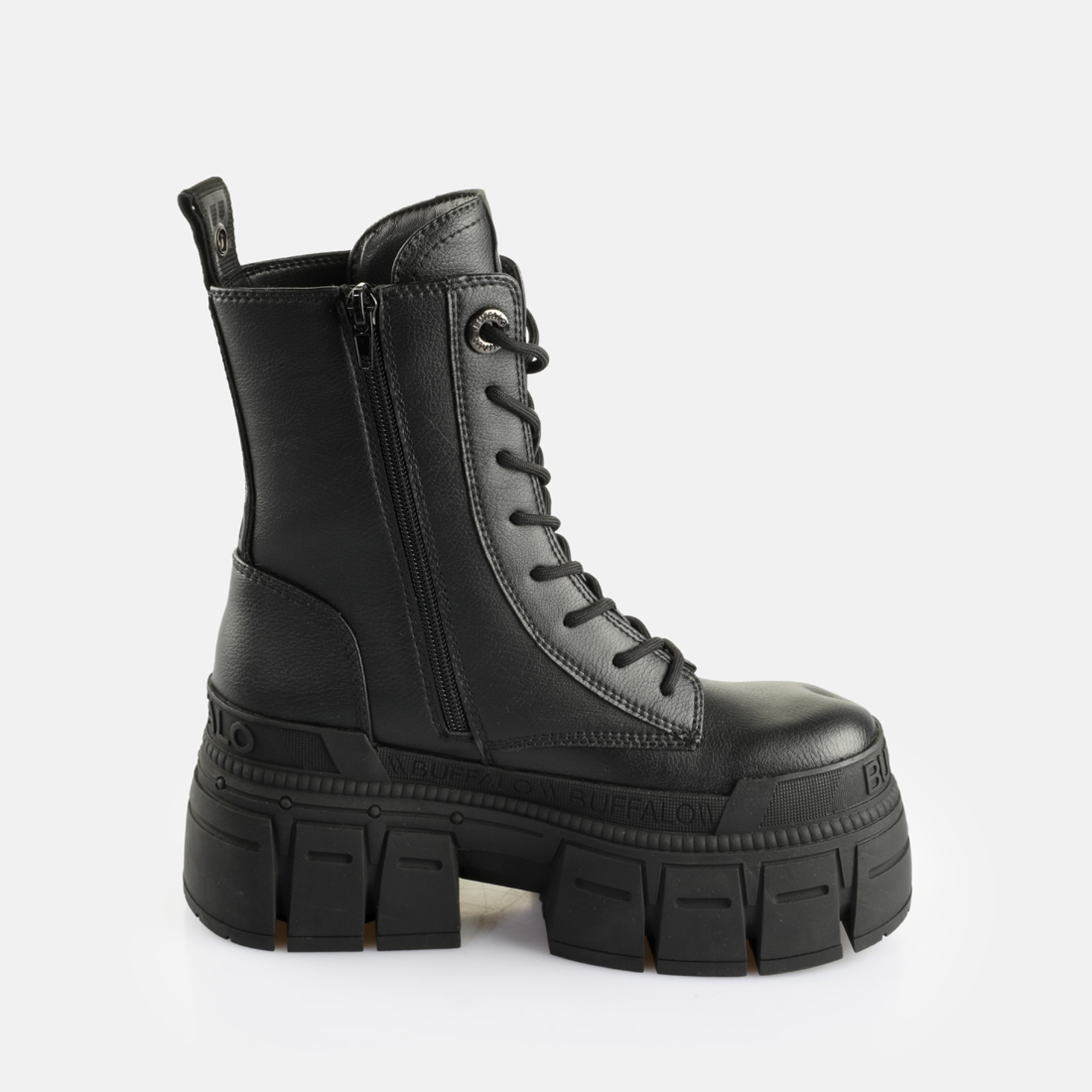 BUFFALO Buy Buffalo Gospher Lace Up MID in black in the BUFFALO® Shop
