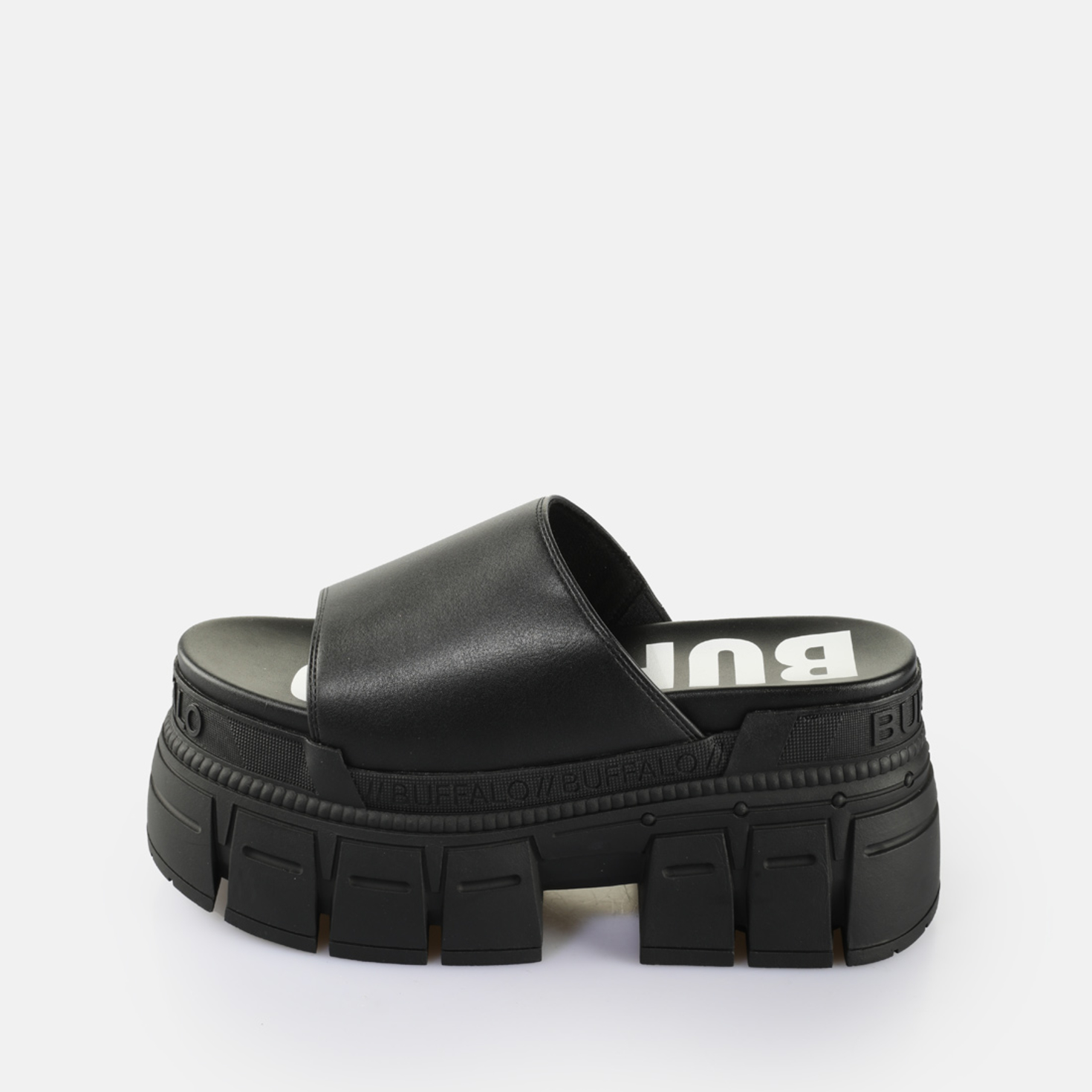 OFOF 1F MULE GLOSSY BLACK オフオフ 1F ミュール FGS Men's Leather Mule – Front General Store