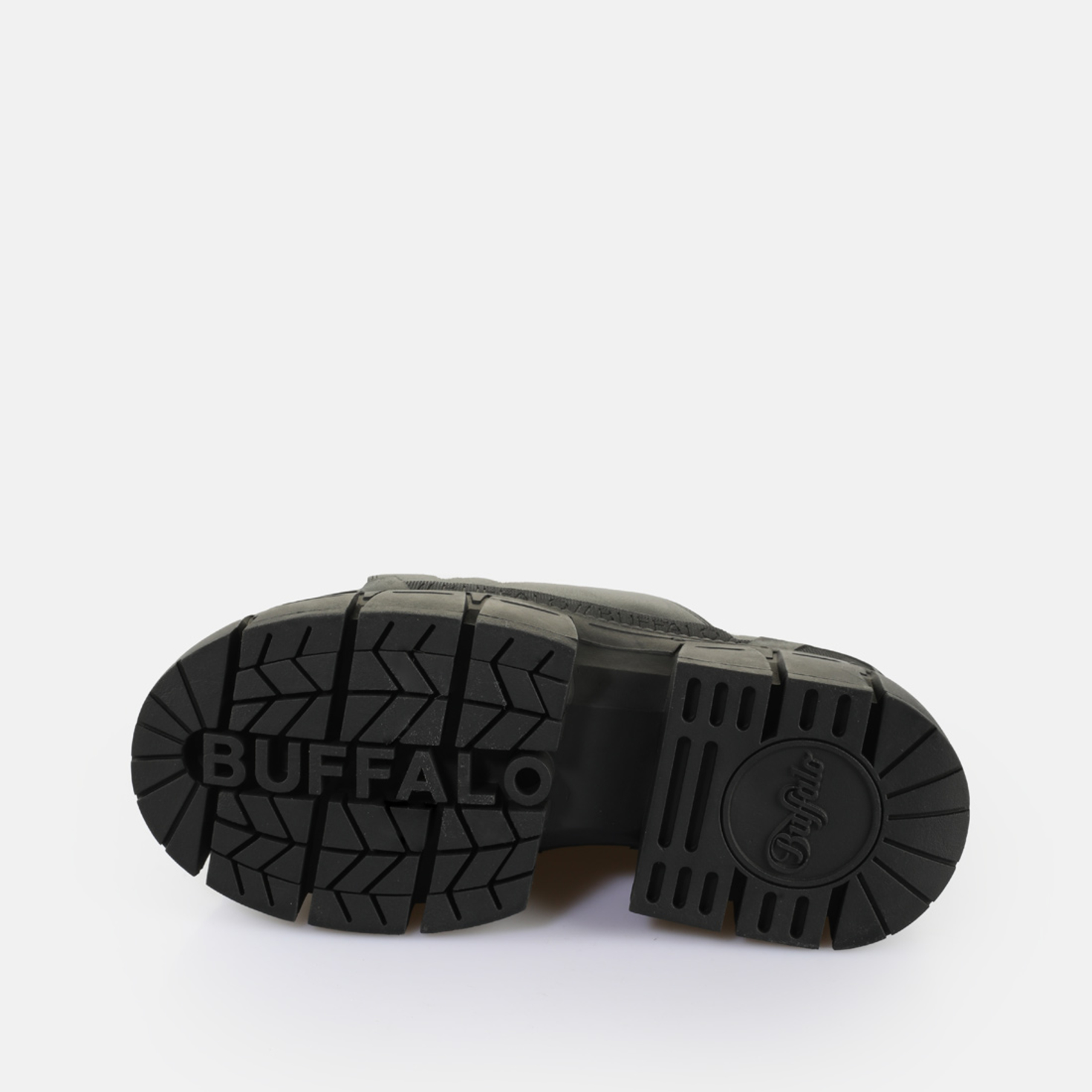 Buffalo Calf London Boots Plateauschuhe Sneaker schwarz Gr