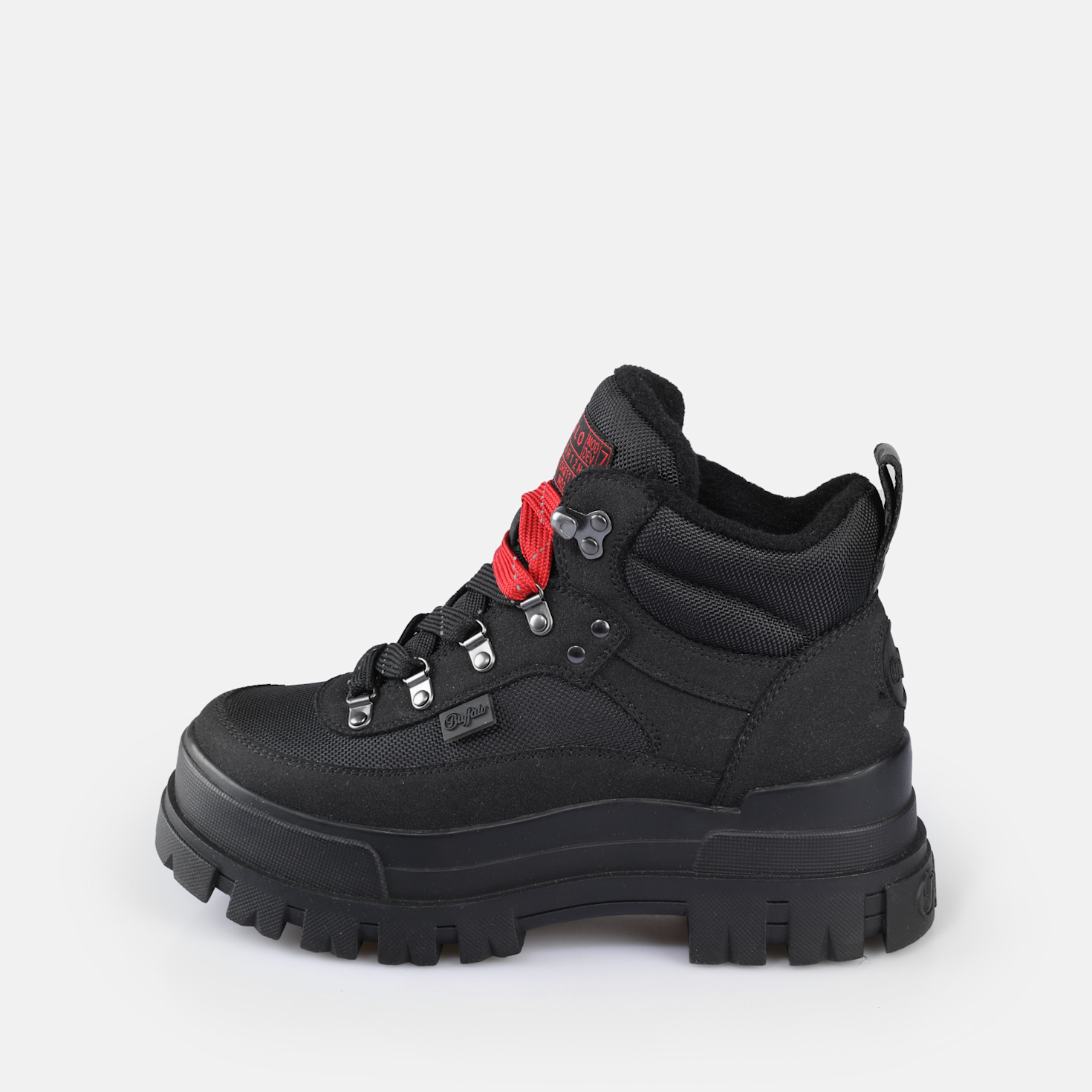 BUFFALO Buffalo Triplet Hollow Women's Shoes Black BUF1630747-BLACK