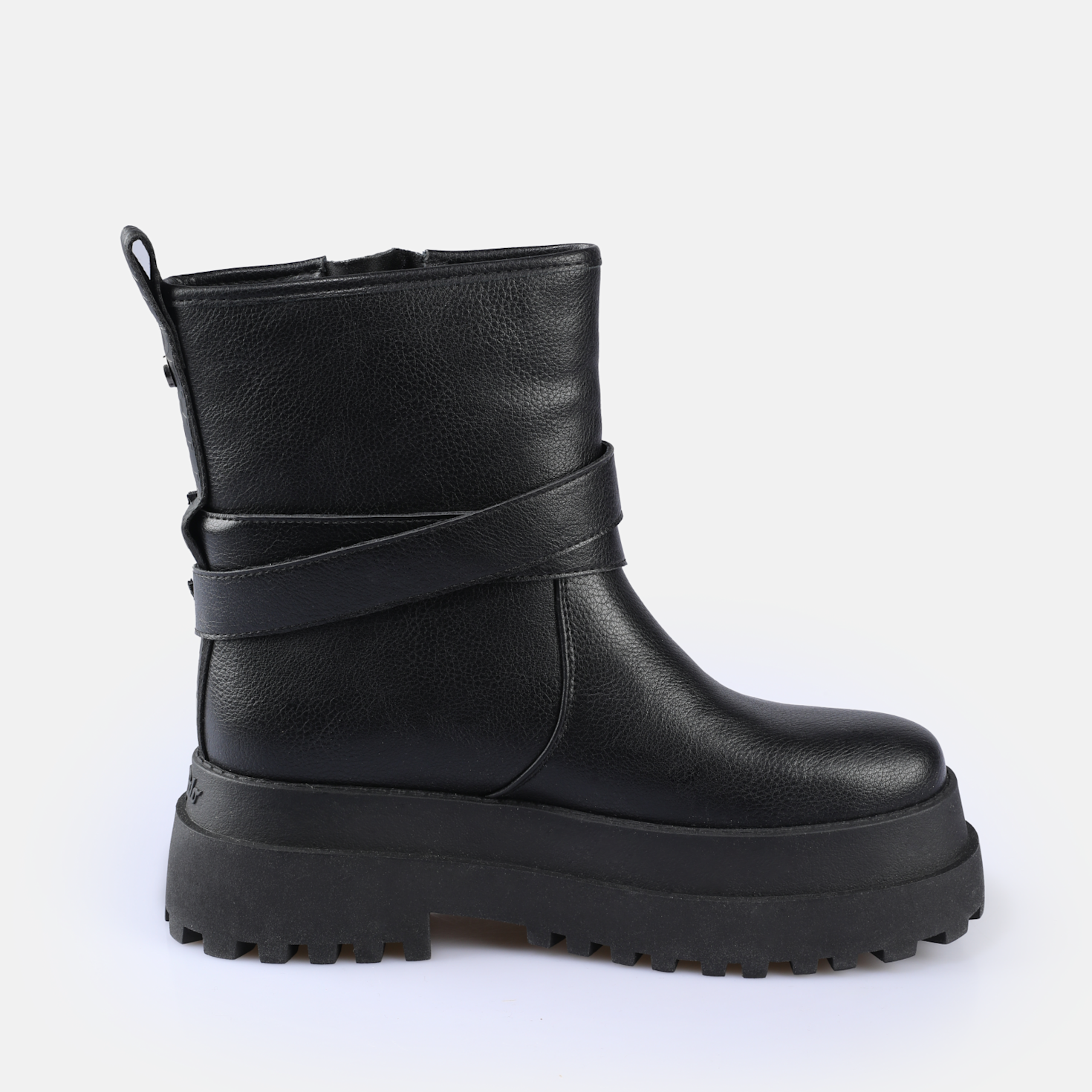 Asos Buffalo Biker Boots Buffalo Vegan Chunky Boots In Black Lyst UK
