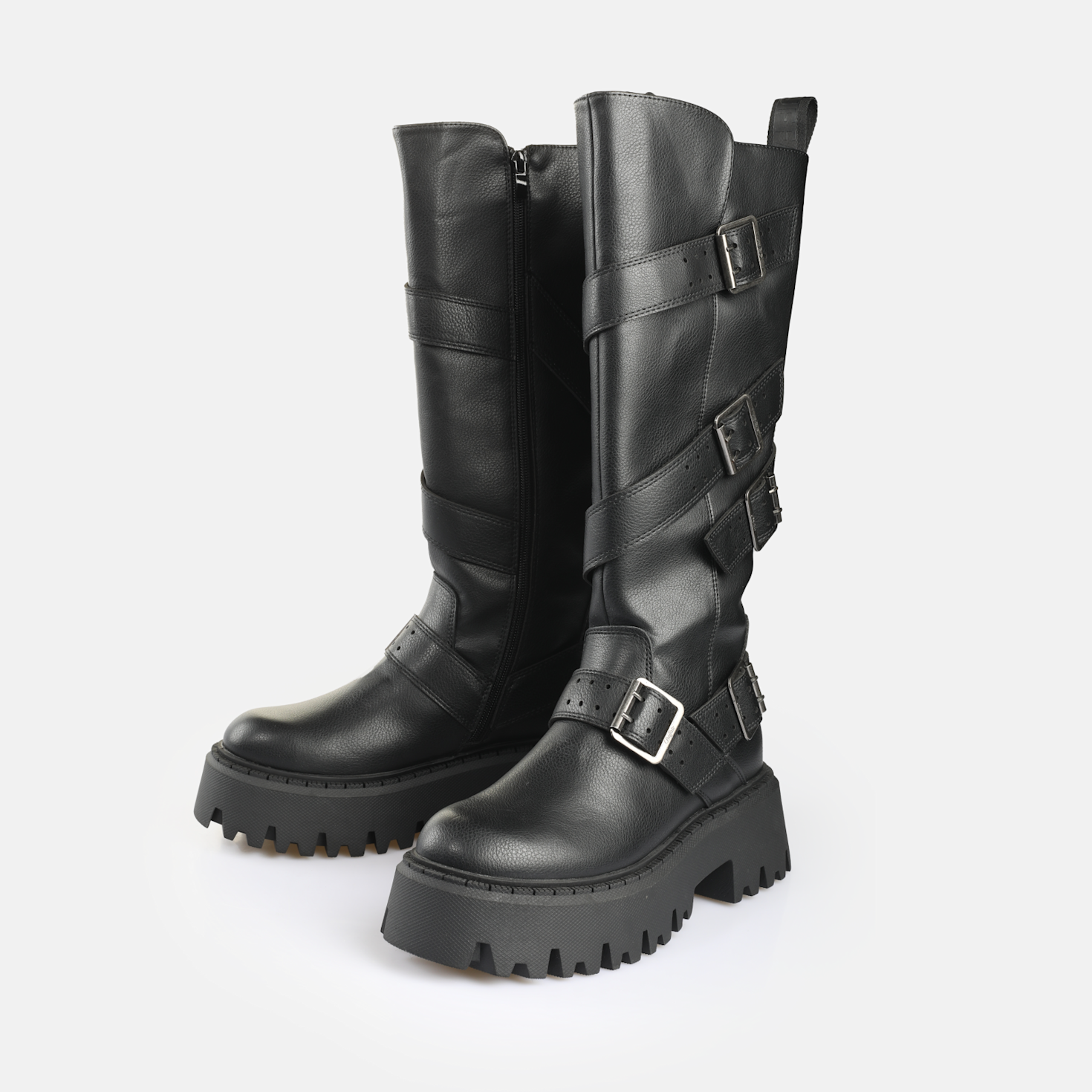 BUFFALO Buffalo Triplet Hollow Women's Shoes Black BUF1630747-BLACK