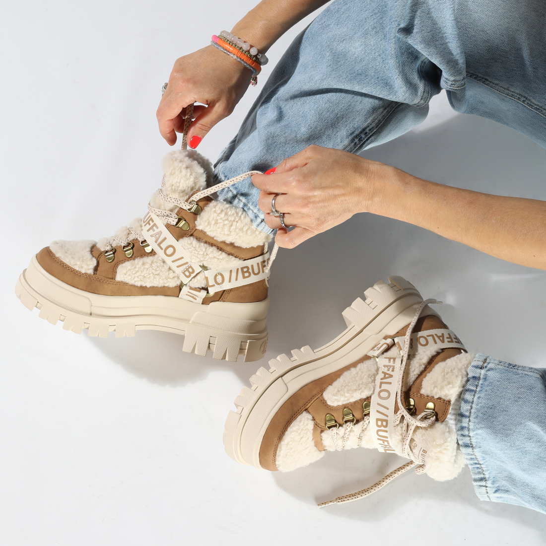 Buy Buffalo Aspha Com MID Warm in beige in the BUFFALO® Shop