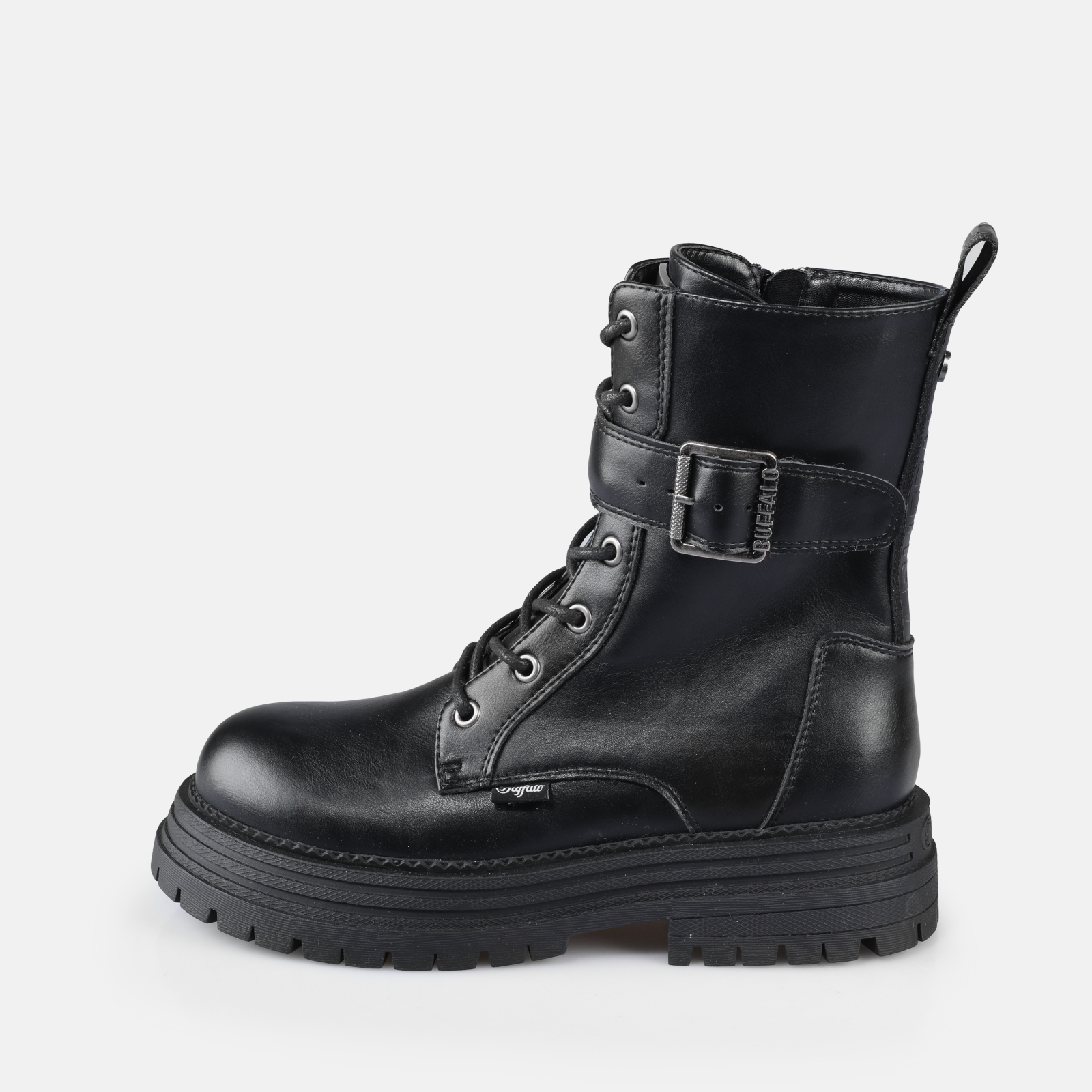 Achète Buffalo Lennox Lace Up MID à noir chez BUFFALO®