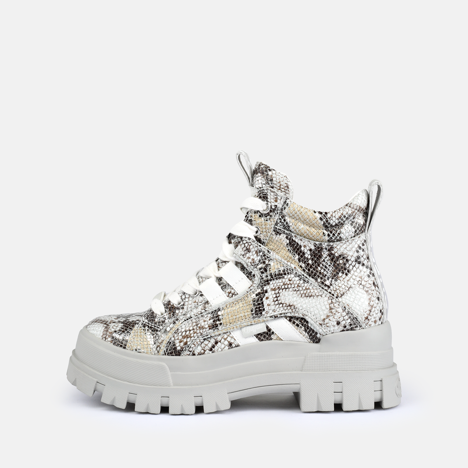 Buffalo London ASPHA HI レースアップ アンクルブーツ Buy Buffalo Aspha NC MID in grey in the BUFFALO® Shop