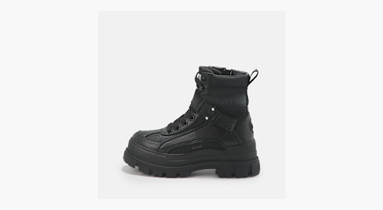 Buy Buffalo Aspha Com1 Laceup MID in black in the BUFFALO® Shop