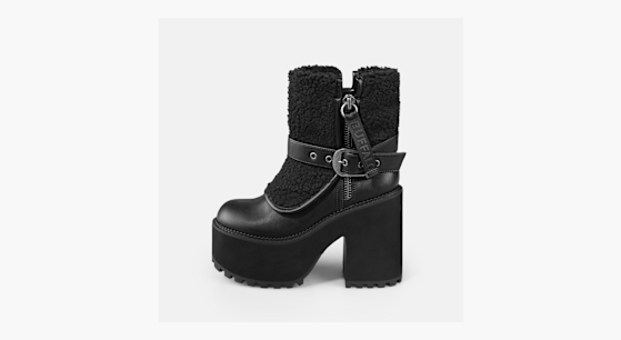 Buy Buffalo Killah Fold Boot Warm in black in the BUFFALO® Shop
