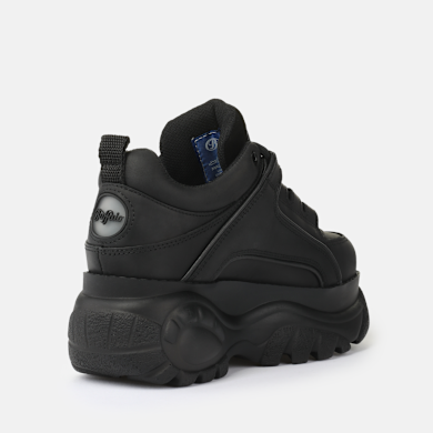 Buy Buffalo Classic Low Leather in black in the BUFFALO® Shop